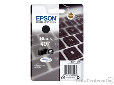 Epson 407XL (T07U1) fekete eredeti tintapatron