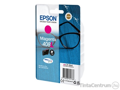 Epson 408L (T09K3) magenta eredeti tintapatron