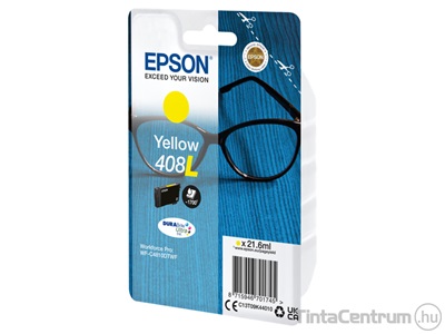 Epson 408L (T09K4) sárga eredeti tintapatron