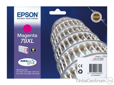 Epson 79XL (T7903) magenta eredeti tintapatron