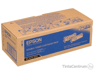 Epson C2900 fekete [2x3000 oldal] eredeti toner