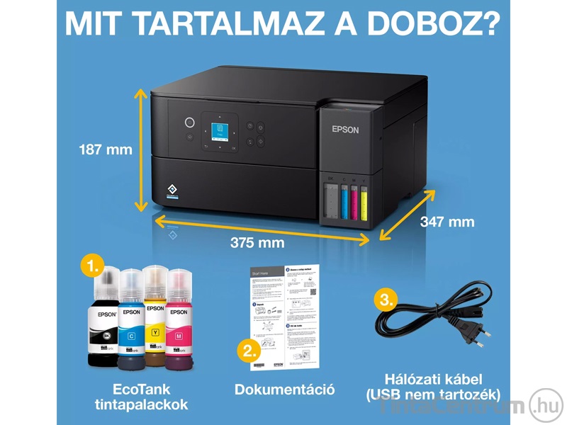 Epson EcoTank L4360 külső tintatartályos multifunkciós színes nyomtató