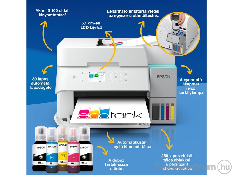 Epson EcoTank L6376 külső tintatartályos multifunkciós színes nyomtató