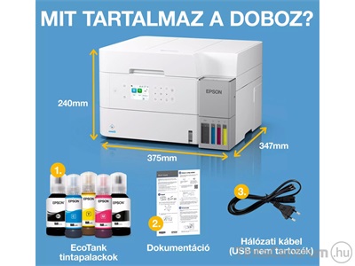 Epson EcoTank L6376 külső tintatartályos multifunkciós színes nyomtató