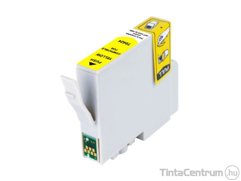 Epson T0424 sárga kompatibilis tintapatron