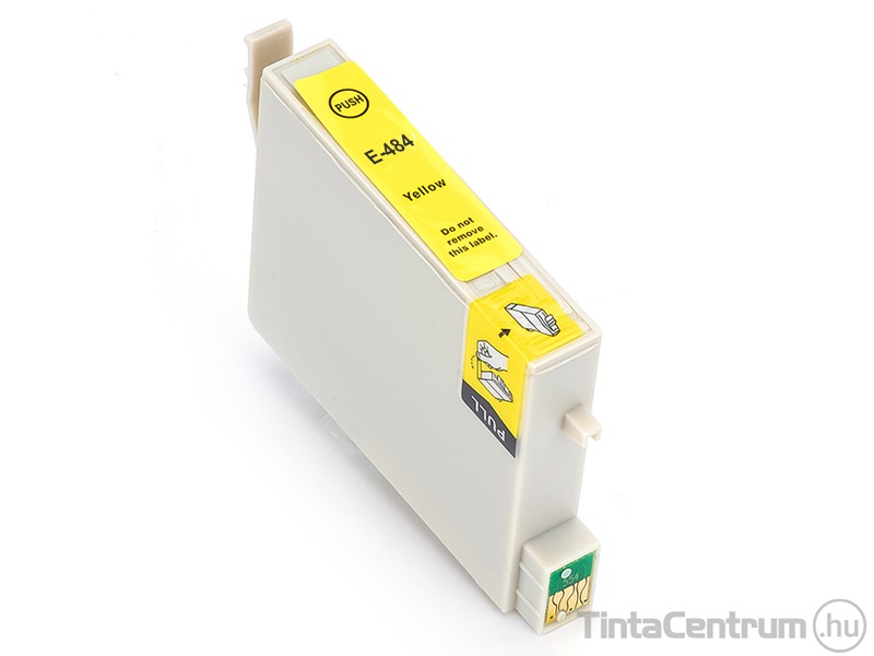 Epson T0484 sárga kompatibilis tintapatron