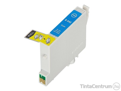 Epson T0542 ciánkék kompatibilis tintapatron