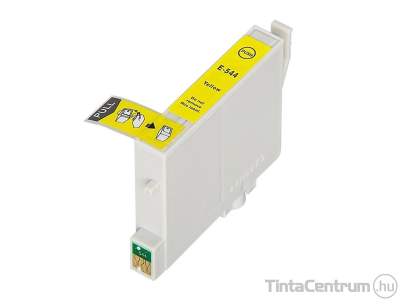 Epson T0544 sárga kompatibilis tintapatron