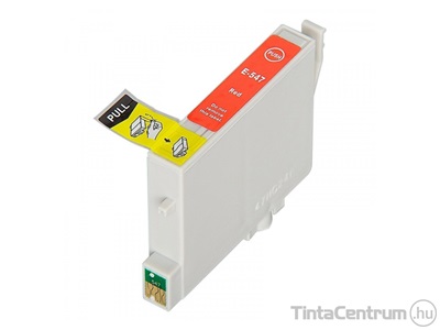 Epson T0547 piros kompatibilis tintapatron