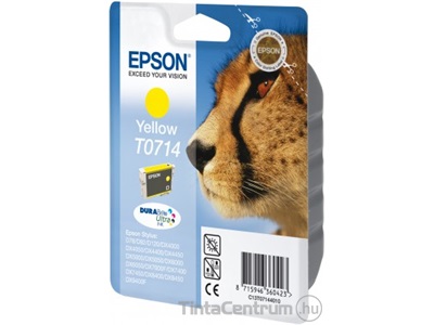 Epson T0714 sárga eredeti tintapatron