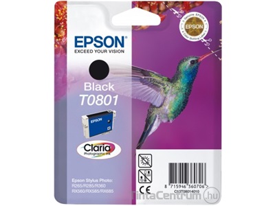 Epson T0801 fekete eredeti tintapatron