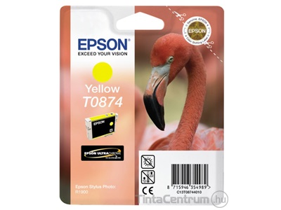 Epson T0874 sárga eredeti tintapatron