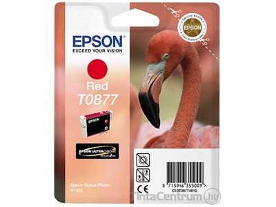 Epson T0877 piros eredeti tintapatron