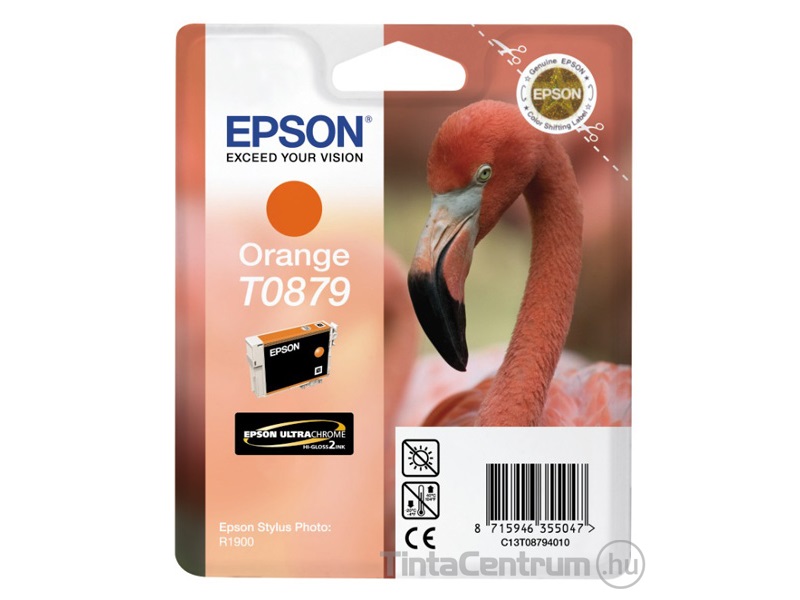 Epson T0879 narancssárga eredeti tintapatron