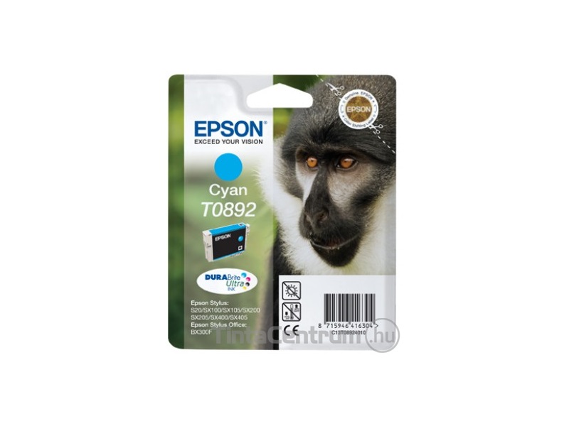 Epson T0892 ciánkék eredeti tintapatron