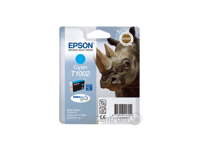 Epson T1002 ciánkék eredeti tintapatron