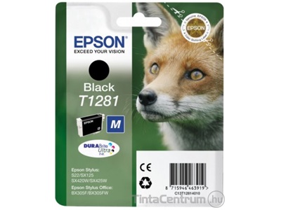 Epson T1281 fekete eredeti tintapatron