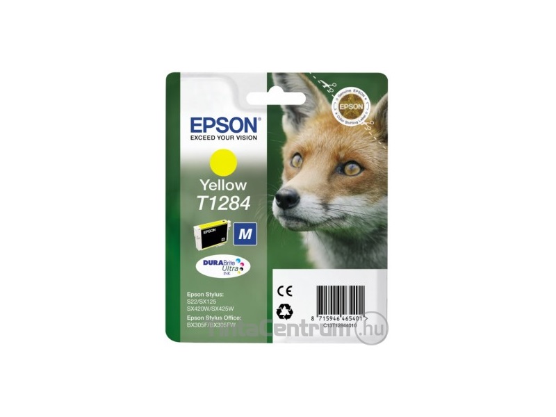 Epson T1284 sárga eredeti tintapatron