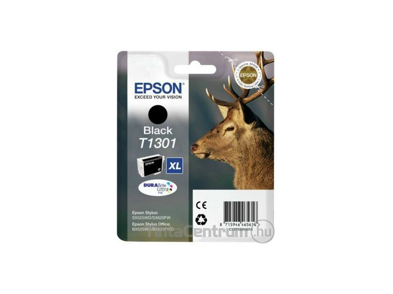 Epson T1301 fekete eredeti tintapatron