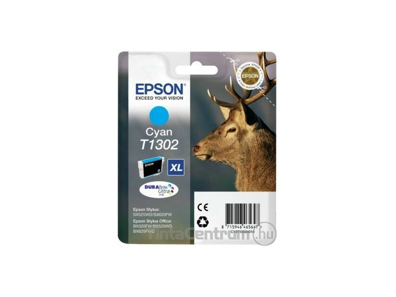 Epson T1302 ciánkék eredeti tintapatron