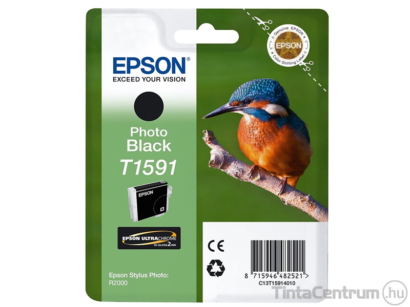 Epson T1591 fekete eredeti tintapatron