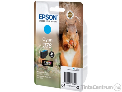 Epson 378 (T3782) ciánkék eredeti tintapatron