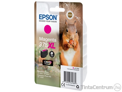 Epson 378XL (T3793) magenta eredeti tintapatron