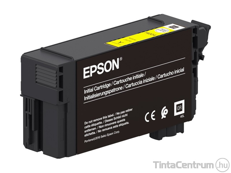 Epson T40C4 [26ml] sárga eredeti tintapatron