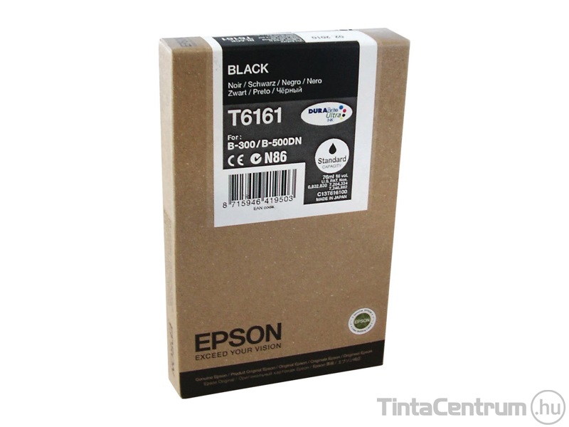 Epson T6161 fekete eredeti tintapatron