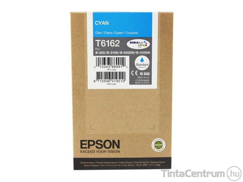 Epson T6162 ciánkék eredeti tintapatron