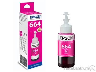 Epson 664 (T6643) magenta [70ml] eredeti utántöltő tinta