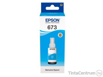 Epson 673 (T6732) ciánkék [70ml] eredeti utántöltő tinta