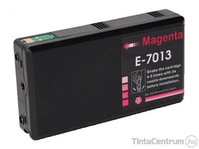 Epson T7013 XXL [3400 oldal] (PIGMENT) magenta kompatibilis tintapatron