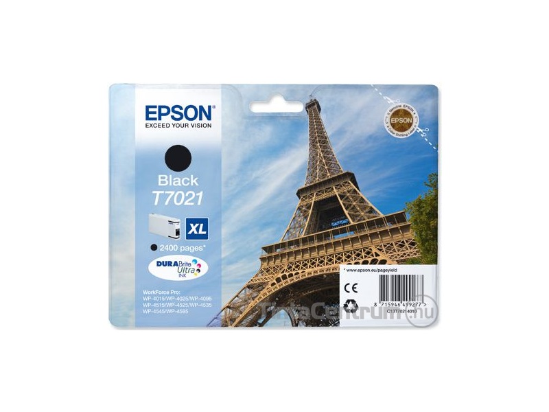 Epson T7021 XL [2400 oldal] fekete eredeti tintapatron