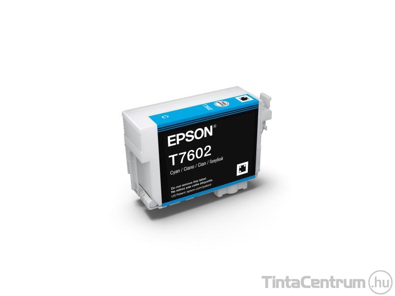 Epson T7602 ciánkék eredeti tintapatron