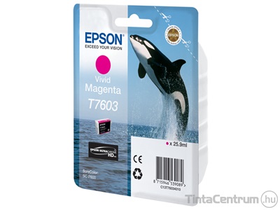 Epson T7603 magenta eredeti tintapatron