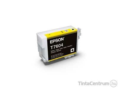 Epson T7604 sárga eredeti tintapatron