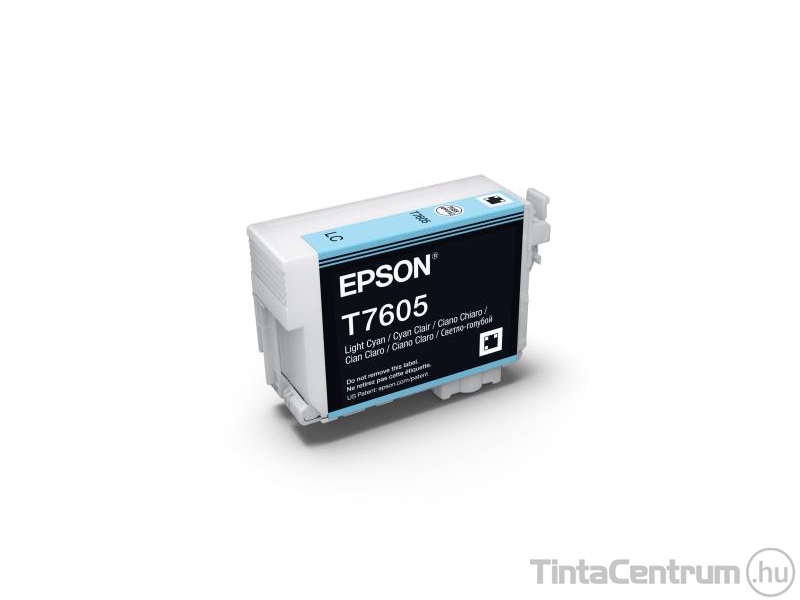 Epson T7605 világos ciánkék eredeti tintapatron