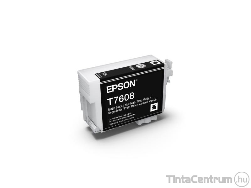 Epson T7608 mattfekete eredeti tintapatron