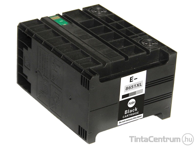 Epson T8651 XXL [10000 oldal] (PIGMENT) fekete kompatibilis tintapatron