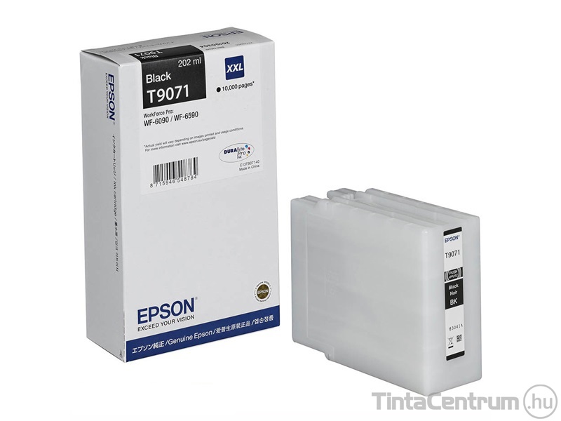 Epson T9071 [10000 oldal] fekete eredeti tintapatron