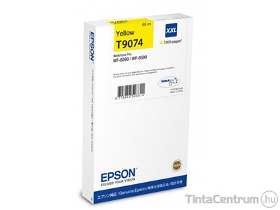 Epson T9074 [7000 oldal] sárga eredeti tintapatron