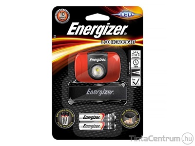 Fejlámpa, 1 LED, 2xAAA, ENERGIZER "Headlight Led"