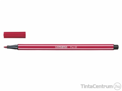 Filctoll, 1mm, STABILO "Pen 68", bordó