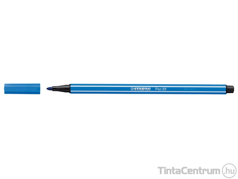 Filctoll, 1mm, STABILO "Pen 68", világoskék