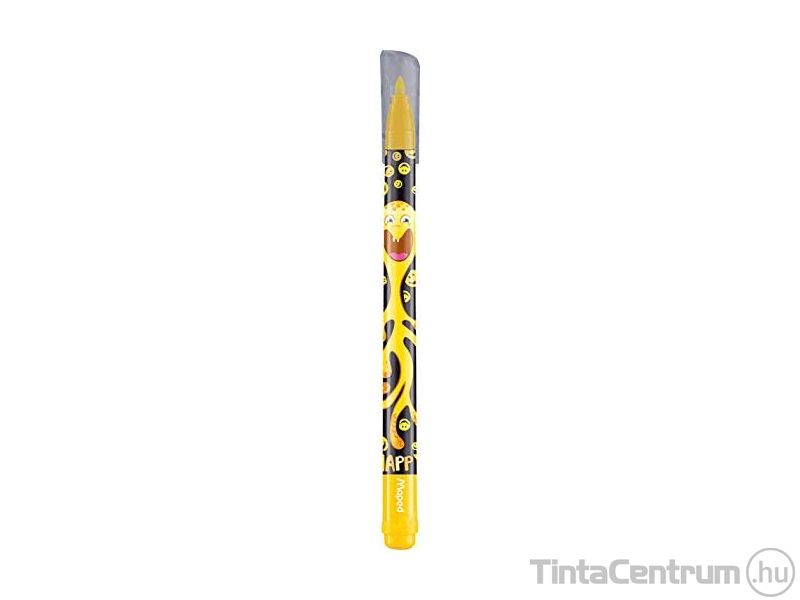 Filctoll- és színes ceruza készlet, MAPED "Color`Peps Monster", 12+15 különböző szín