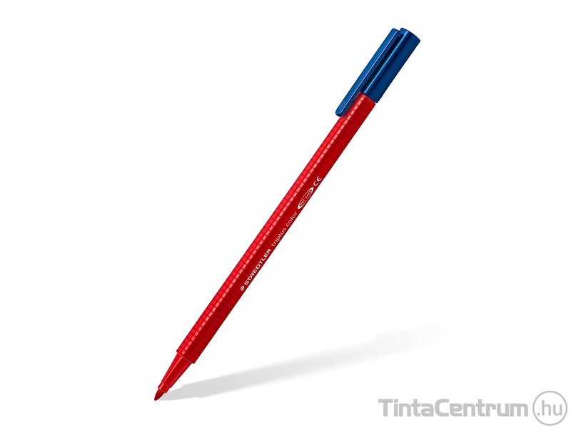 Filctoll készlet, 1mm, STAEDTLER "Triplus", 10 különböző szín