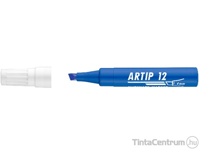 Flipchart marker, 1-4mm, vágott, ICO "Artip 12", kék