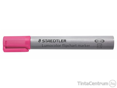 Flipchart marker, 2 mm, kúpos, STAEDTLER "Lumocolor 356", rózsaszín