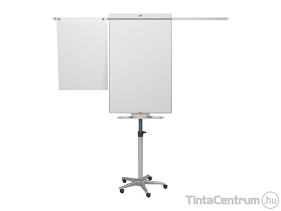 Flipchart tábla, mágneses, NanoClean™ felületű, 2db segédkarral, mobil, 70x100cm, NOBO